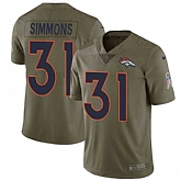 Nike Broncos 31 Justin Simmons Olive Salute To Service Limited Jersey Dzhi,baseball caps,new era cap wholesale,wholesale hats